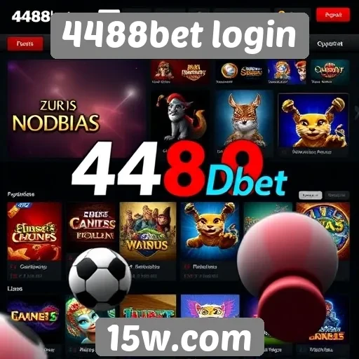 Plataforma 4488bet login oferece opções de jogos diversificadas