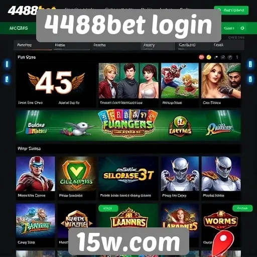 Variedade de jogos disponíveis no 4488bet